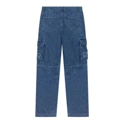 Spodnie Cargo Jeansowe z Logo Type