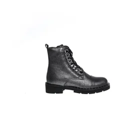 Stylowe srebrne buty dziecięce
