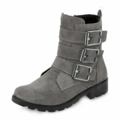 Stylowe Szare Buty