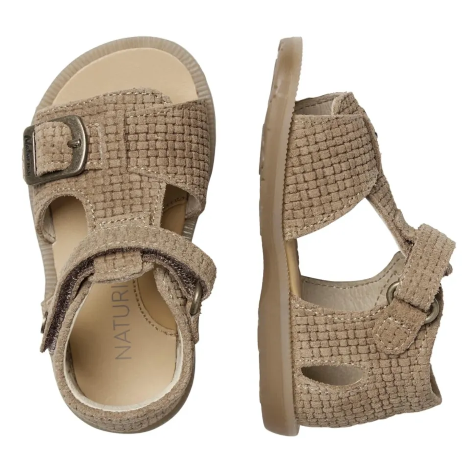 Suede sandals QUARZO