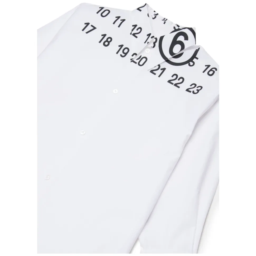 Sukienka koszulowa Signature Numbers Print
