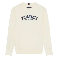 Sweter Crewneck z wytłoczonym logo