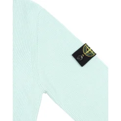 Sweter Prążkowany z Naszywką Logo