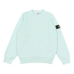 Sweter Prążkowany z Naszywką Logo