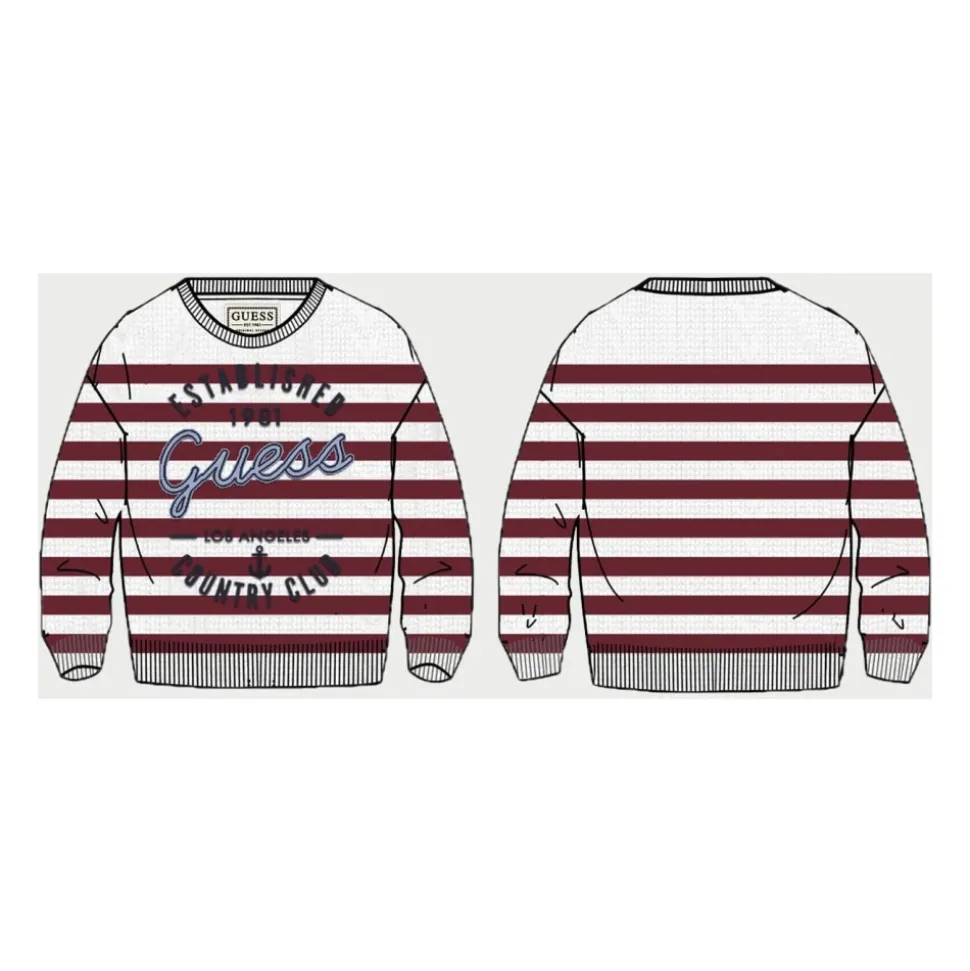 Sweter w paski