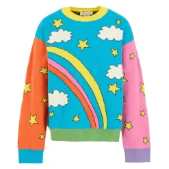 Sweter w Tęczy i Gwiazdach