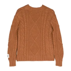 Sweter z dzianiny kablowej
