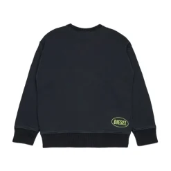 Sweter z dzianiny polarowej z efektem używanego
