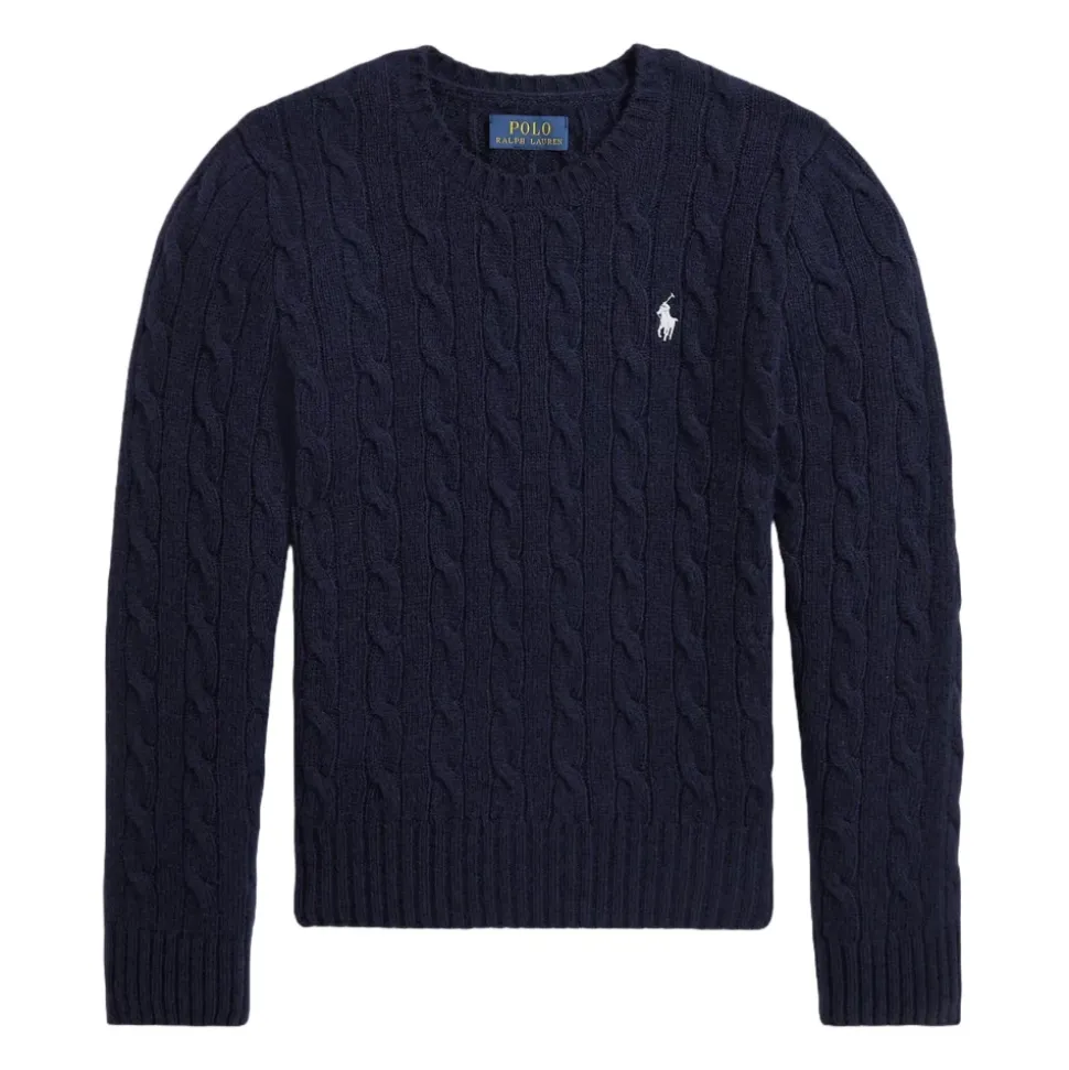 Sweter z haftowanym kucykiem