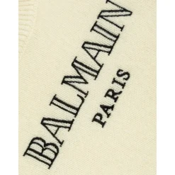 Sweter z haftowanym logo vintage