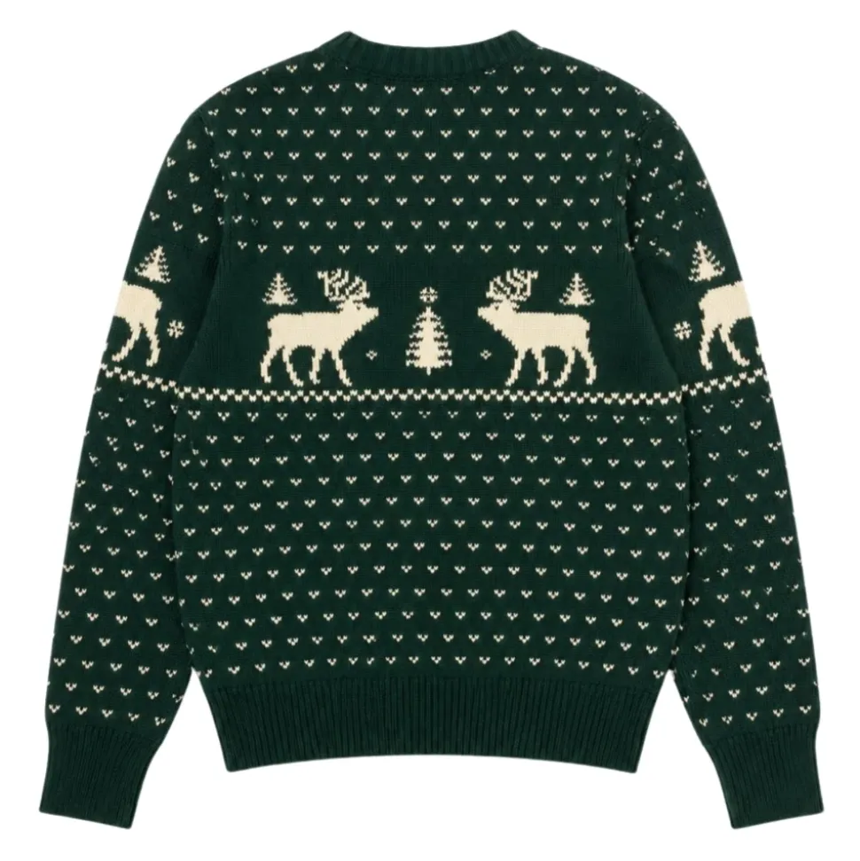 Sweter zimowy we wzory