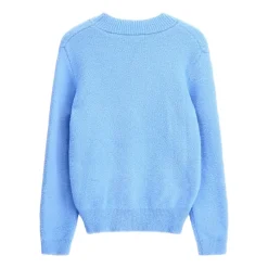 Sweter z Logo i Futrem