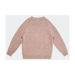 Sweter z Okrągłym Dekoltem i Długim Rękawem