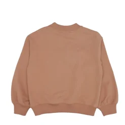 Sweter z Prążkowanym Okrągłym Dekoltem