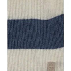 Sweter z Prążkowanym Pasem