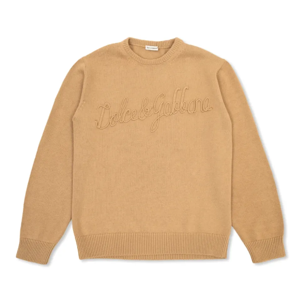 Sweter z wyszytym logo