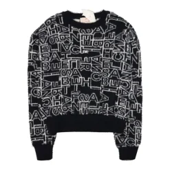 Sweter z Wzorem Liter