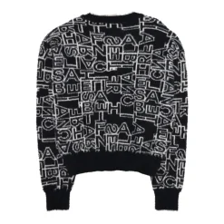 Sweter z Wzorem Liter