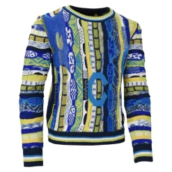 Sweter z wzorem na całej powierzchni