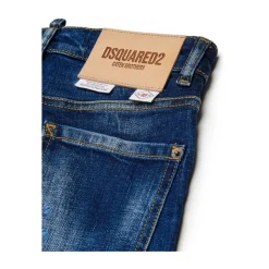 Szerokie jeansy cargo