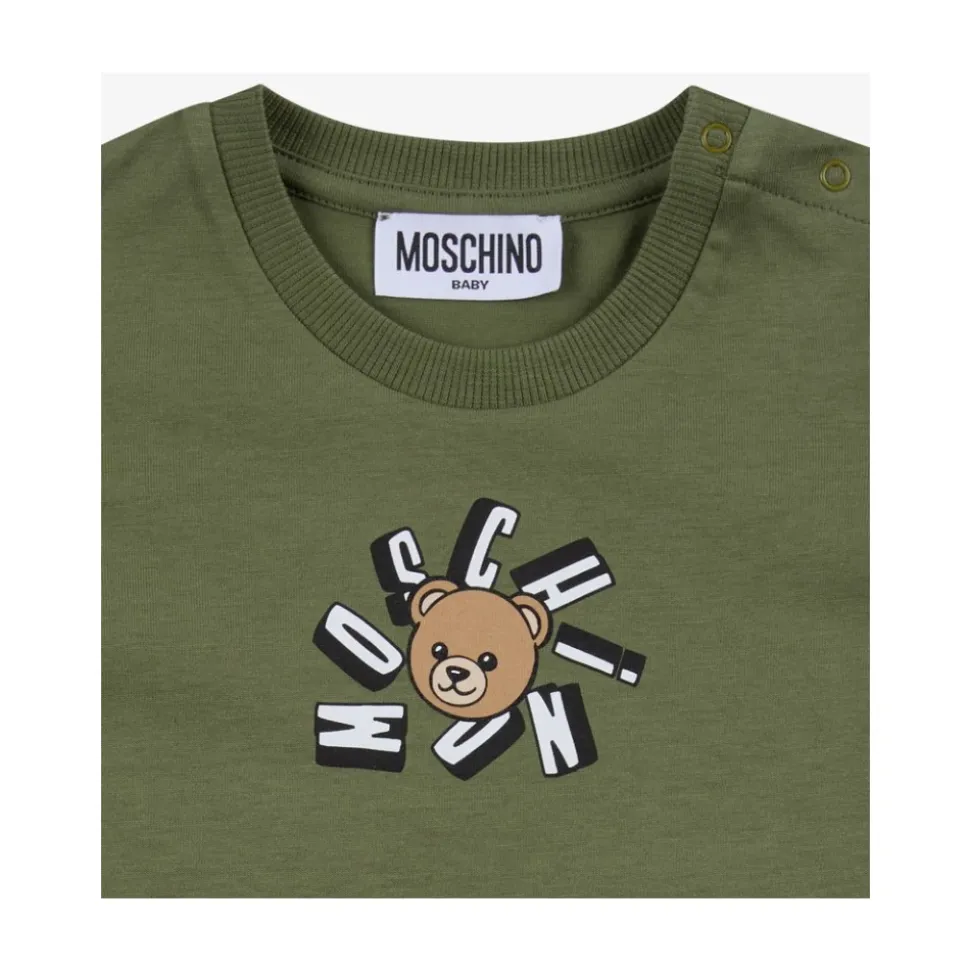 Teddy Bear Cotton Jersey T-Shirt