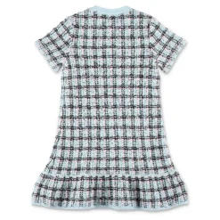 Textured Stripe Knit Dress