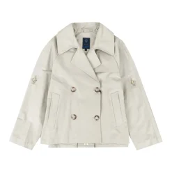 Trench corto in nylon