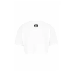T-shirt Girocollo Cropped