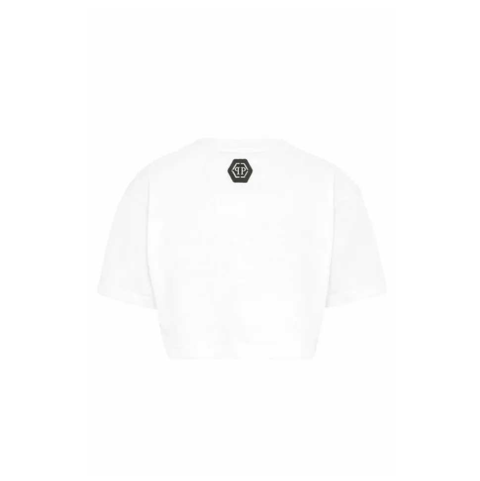 T-shirt Girocollo Cropped