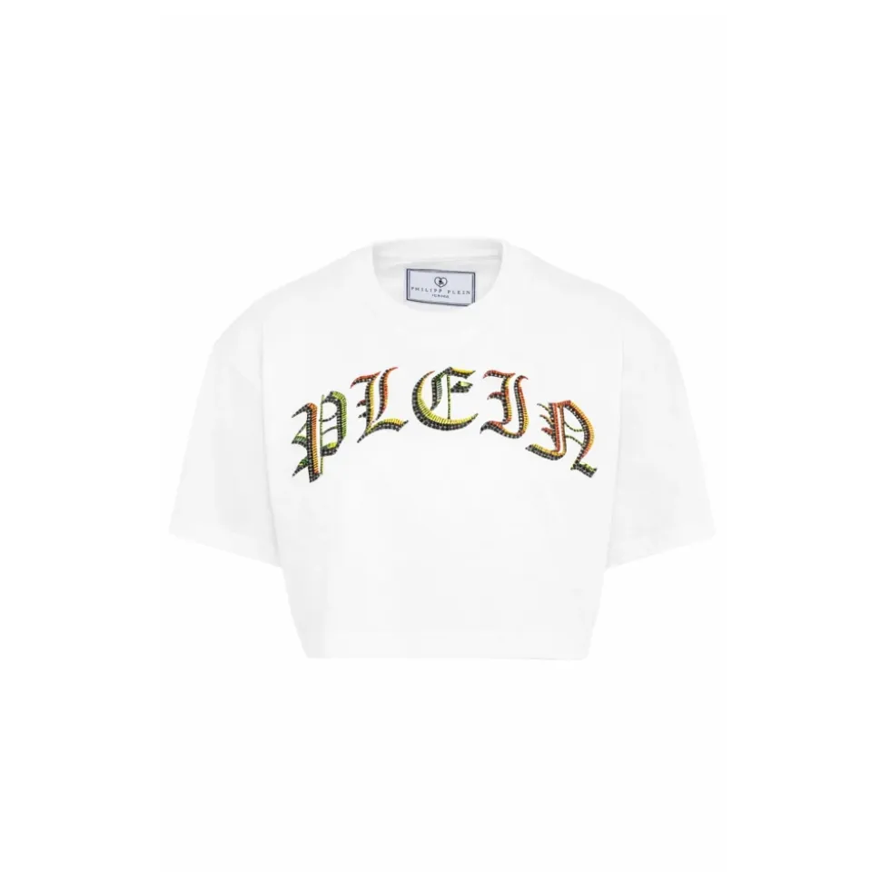 T-shirt Girocollo Cropped