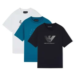 T-shirt Tris Girocollo