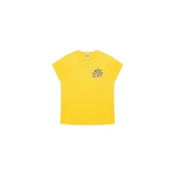 T-shirt z dżerseju bawełnianego z misiem Teddy