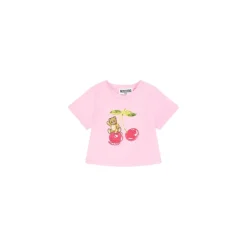 T-shirt z dżerseju bawełnianego z misiem Teddy Bear