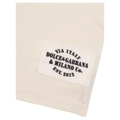 T-shirt z dżerseju z nadrukiem i naszywką z logo