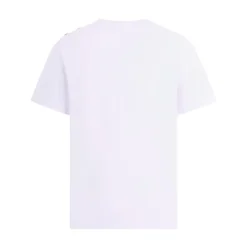 T-shirt z Detalem z Guzików i Logo