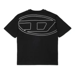 T-shirt z dużym logo Oval D