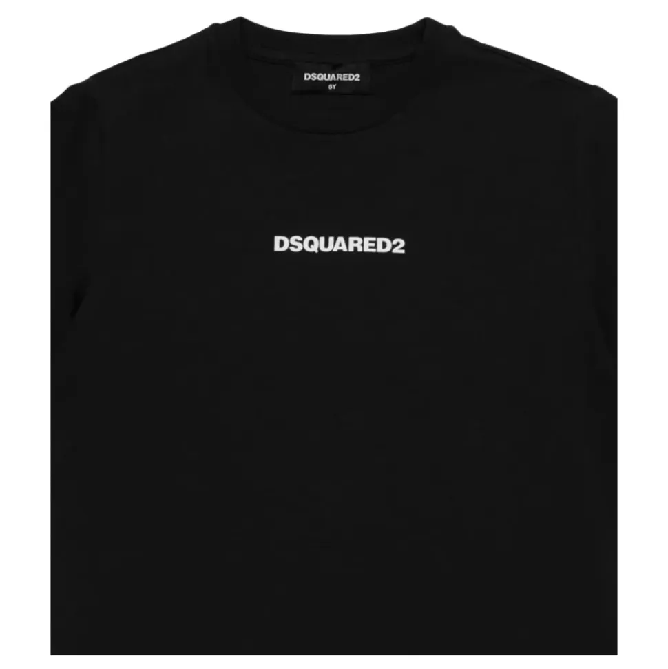 T-shirt z efektem gumowanego logo
