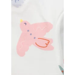 T-shirt z kolorowym nadrukiem