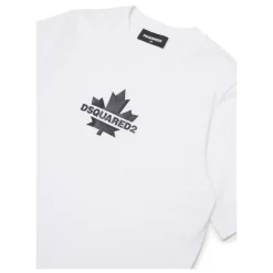 T-shirt z Liściem Klonowym