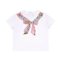 T-shirt z nadrukiem kokardy