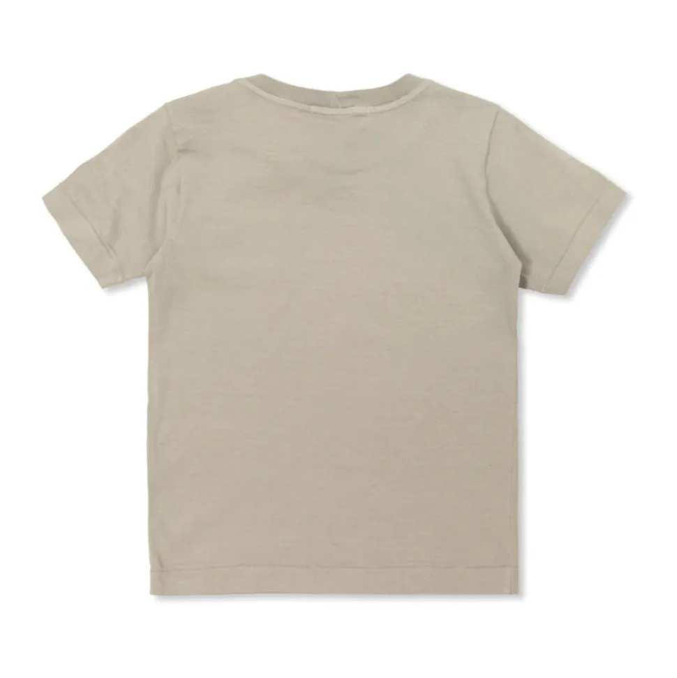 T-shirt z naszywką z logo