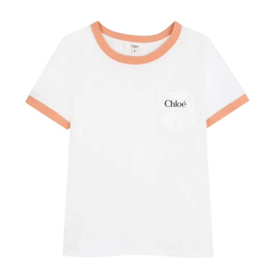 T-shirt z okrągłym dekoltem