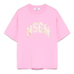 T-shirt z okrągłym dekoltem i krótkim rękawem