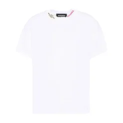 T-shirt z okrągłym dekoltem i logo