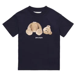 T-shirt z okrągłym dekoltem i nadrukiem misia Teddy Bear