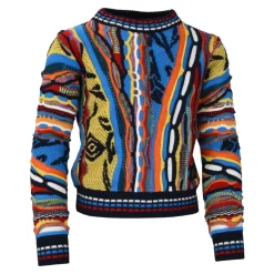 Unikalny Dziewczęcy Sweter z Wzorem na Całości