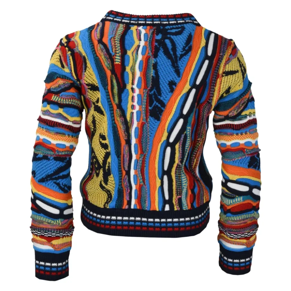Unikalny Dziewczęcy Sweter z Wzorem na Całości