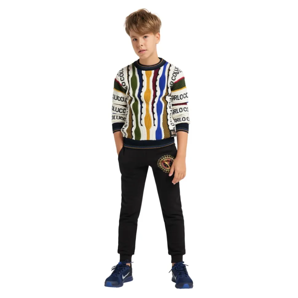 Unikalny Kinder Jacquard-Pullover Casale