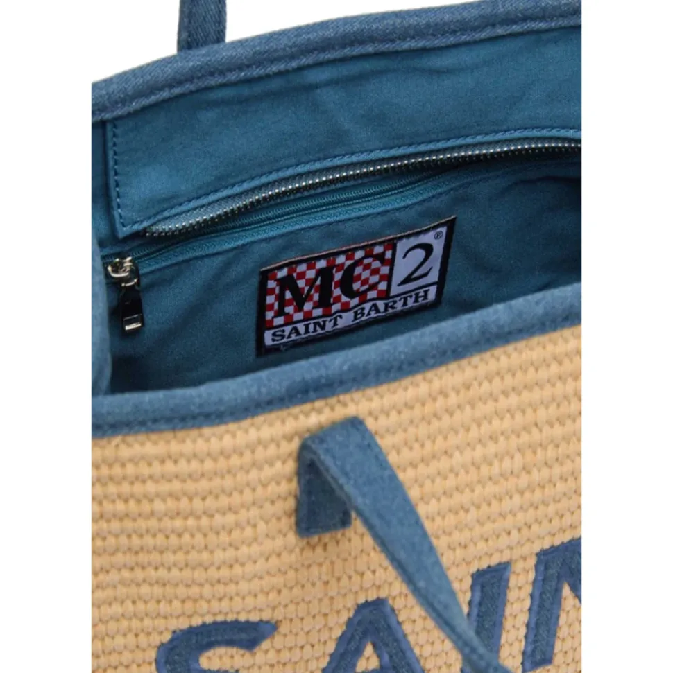 Vivian Midi Straw Handbag