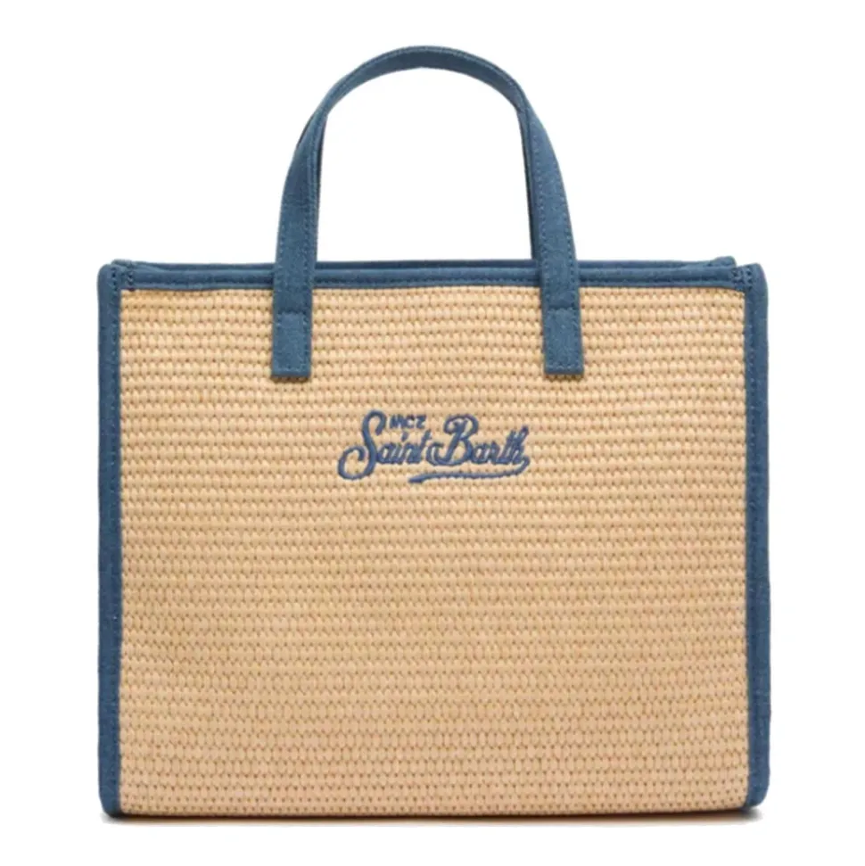 Vivian Midi Straw Handbag
